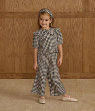 Load image into Gallery viewer, Wide Leg Pant - Navy Check