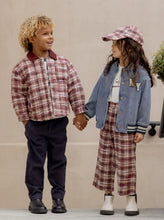 Load image into Gallery viewer, Brooklyn Trouser - Burgundy Plaid