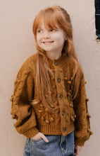 Load image into Gallery viewer, kids Bobble Cardigan - Golden