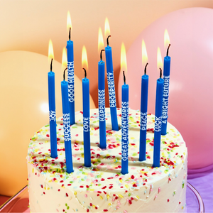 Wishing You Birthday Candles - Purple
