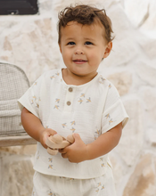 Load image into Gallery viewer, Woven Boxy Top &amp; Shorts Set - Birds