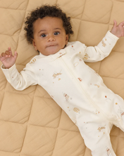 Load image into Gallery viewer, Zip Longsleeve Sleeper Footie - Carnival
