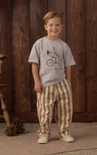 Load image into Gallery viewer, Kids Baggy Pant - Fawn Stripe