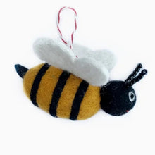 Load image into Gallery viewer, Felt Wool Ornament - Bee