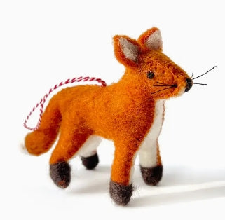 Felt Wool Ornament - Fox