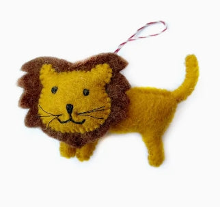 Felt Wool Ornament - Lion