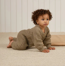 Load image into Gallery viewer, Chunky Knit Jumpsuit - Olive