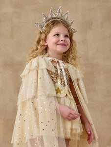 Tulle Cape - Champagne Stars