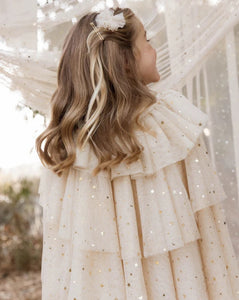 Tulle Cape - Champagne Stars