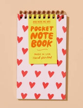 Load image into Gallery viewer, Hearts Pocket Notebook