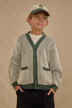 Load image into Gallery viewer, Haywood Cardigan - Green Stripe