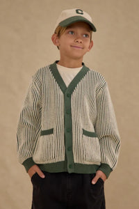 Haywood Cardigan - Green Stripe