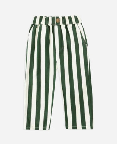 Baggy Pant - Green Stripe