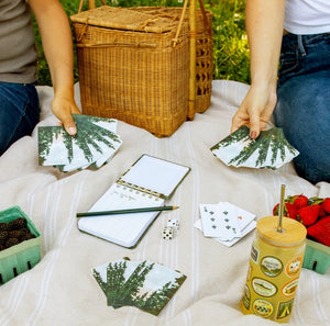 Forest Landscape Playing Cards & Scorebook