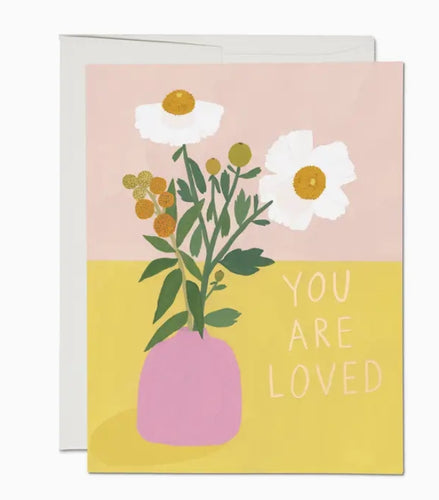 White Poppies Card