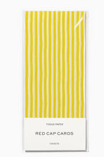 Load image into Gallery viewer, Yellow Stripe Tissue Paper