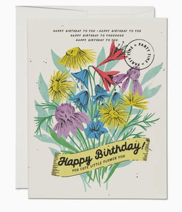 Cute Little Flowers Birthday