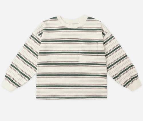 Relaxed Long Sleeve Tee - Retro Stripe