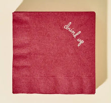 Load image into Gallery viewer, Cocktail Napkins - Drink Up