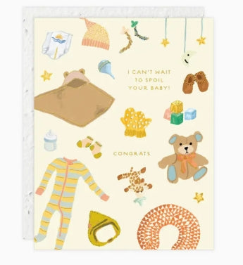 Spoiled Baby card
