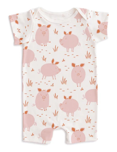 Summer Romper - Pigs