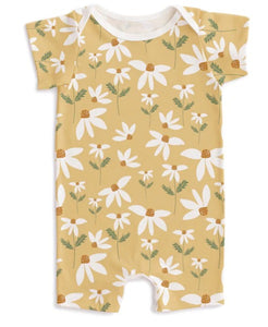 Summer Romper - Yellow Daisies