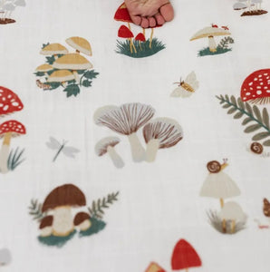 Mushroom Crib Sheet