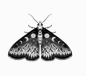 Metallic Temporary Tattoo Pairs - Mystic Moth