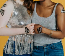 Load image into Gallery viewer, Metallic Temporary Tattoo Pairs - Mystic Moth