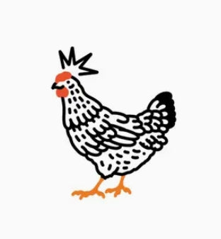 Temporary Tattoo Pairs - Chicken
