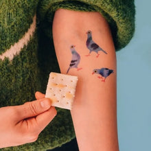 Load image into Gallery viewer, Temporary Tattoo Pairs - Pidgeon Pals