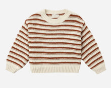 Load image into Gallery viewer, Aspen Sweater - Ruby Stripe