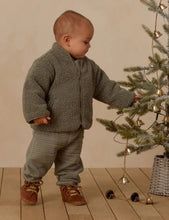 Load image into Gallery viewer, Shearling Zip Jacket - Forest