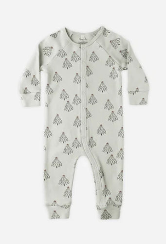 Organic Long John Pajamas - Trees