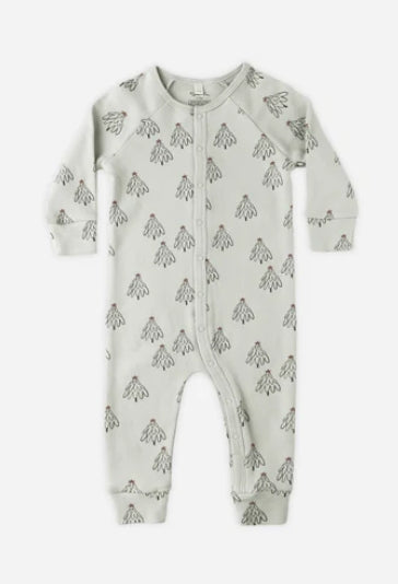Organic Long John Pajamas - Trees