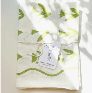 Tulips Linen Tea Towel