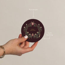 Load image into Gallery viewer, Christmas Wreath Seedlings Coaster