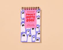 Load image into Gallery viewer, Ghosts Small Spiral Notebook