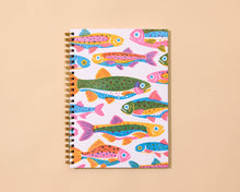 Load image into Gallery viewer, Rainbow Trout Spiral Notebook