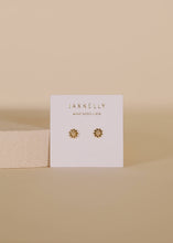 Load image into Gallery viewer, Petite Daisy Stud - 18k Gold Plated Earrings