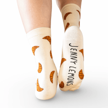 Load image into Gallery viewer, Croissant Crew Socks