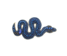 Load image into Gallery viewer, Blue Serpent Brooch