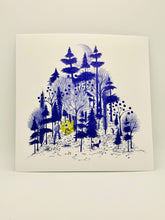 Load image into Gallery viewer, Night Walk in the Woods Art Print | 8x8 Giclée Print