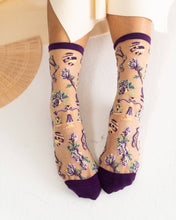 Load image into Gallery viewer, Libra Zodiac Sheer Crew Sock