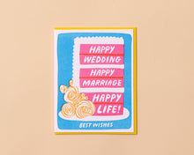Load image into Gallery viewer, Happy Marriage Happy Life Card