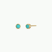 Load image into Gallery viewer, Simple Turquoise Studs