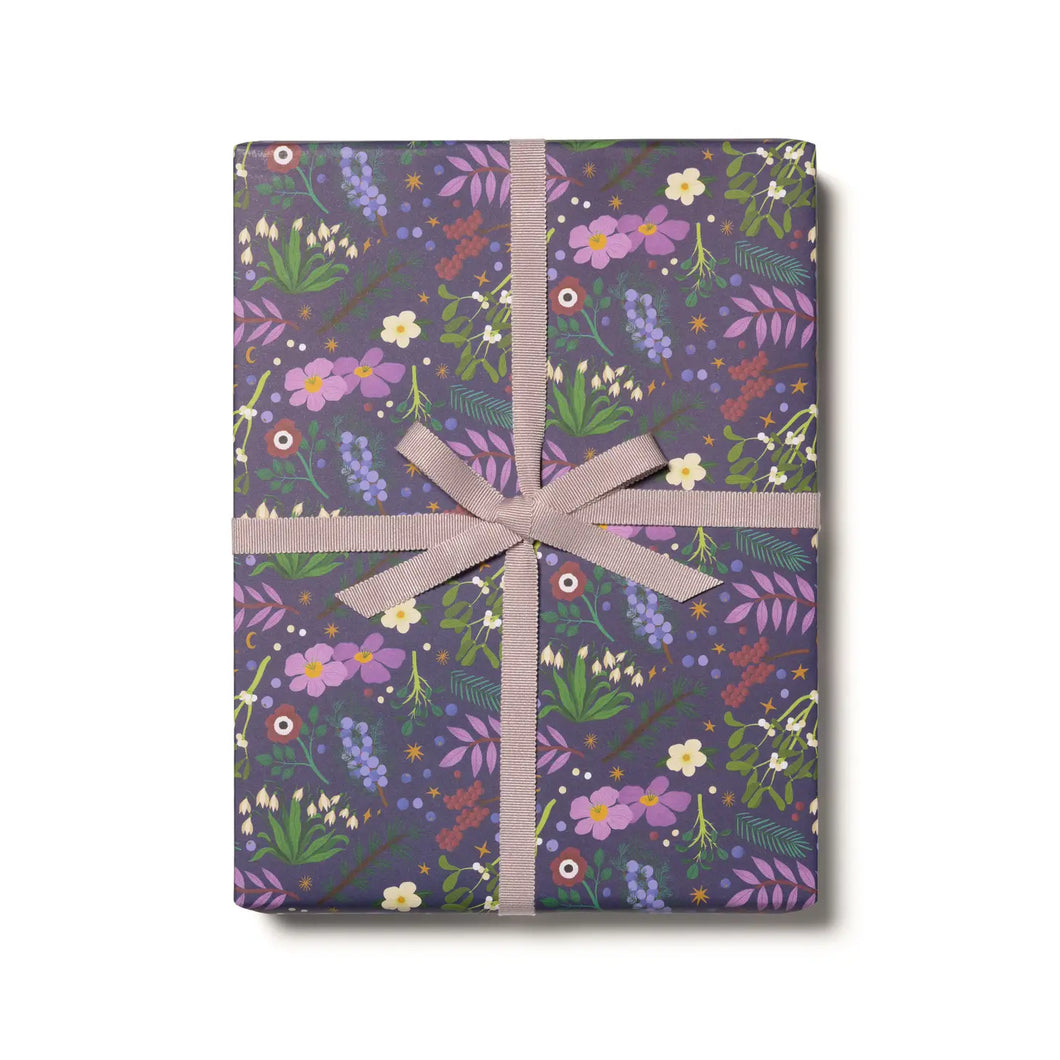 Winter Botanicals Gift Wrap