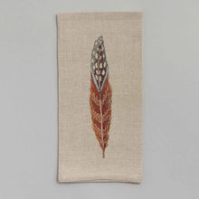 Load image into Gallery viewer, Fowl Feather Tea Towel