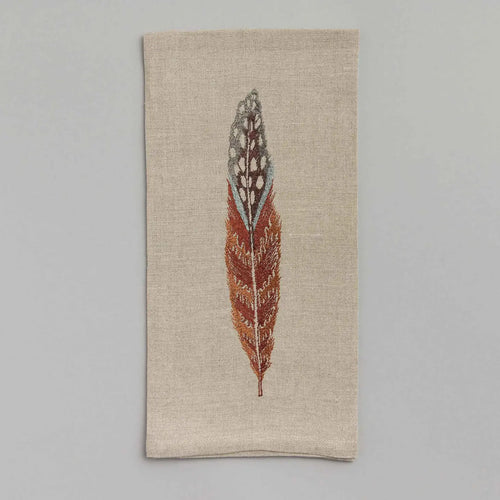 Fowl Feather Tea Towel