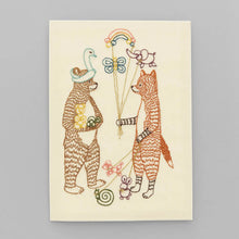 Load image into Gallery viewer, Balloon Animal Embroidered Card